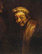 Rembrandt Peale Selbstportrat mit Malstock USA oil painting artist